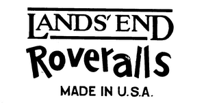 LANDS' END ROVERALLS MADE IN U.S.A. logo