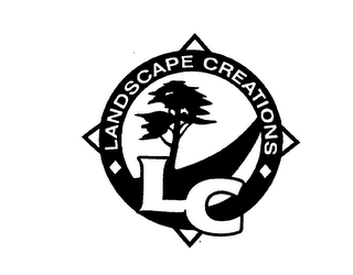 LANDSCAPE CREATIONS LC logo