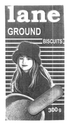 LANE GROUND BISCUITS 300G logo