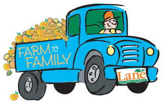 LANE SOUTHERN ORCHARDS FARM TO FAMILY logo