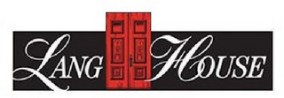 LANG HOUSE logo