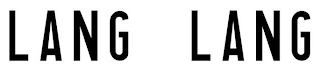 LANG LANG logo