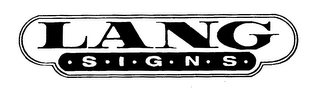 LANG SIGNS logo