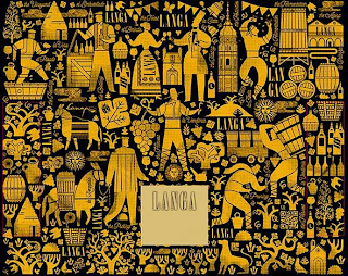 LANGA THE VINEYARD, THE TASTE, THE HEART, LA VINA logo