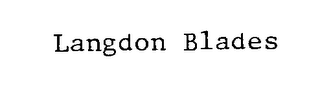 LANGDON BLADES logo
