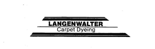 LANGENWALTER CARPET DYEING logo
