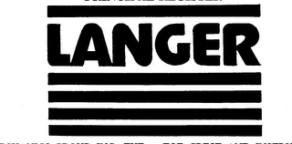 LANGER logo