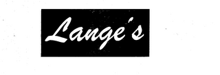 LANGE'S logo