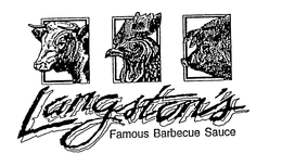 LANGSTON'S FAMOUS BARBECUE SAUCE logo