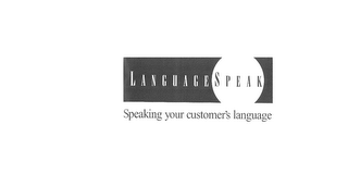 LANGUAGESPEAK SPEAKING YOUR CUSTOMER'S LANGUAGE logo