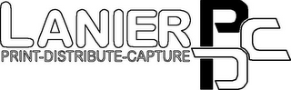 LANIER PDC PRINT-DISTRIBUTE-CAPTURE logo