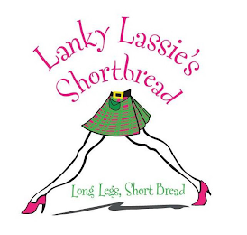 LANKY LASSIE'S SHORTBREAD LONG LEGS, SHORT BREAD logo