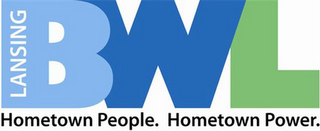 LANSING BWL HOMETOWN PEOPLE. HOMETOWN POWER. logo