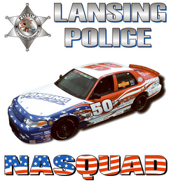 LANSING POLICE, NASQUAD logo