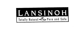LANSINOH TOTALLY NATURAL PURE AND SAFE logo