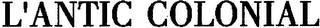 L'ANTIC COLONIAL logo