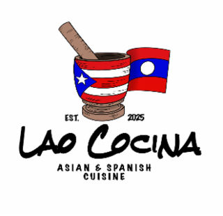 LAO COCINA ASIAN & SPANISH CUISINE EST. 2025 logo