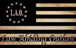 L.A.O. LAW ABIDING OUTLAW logo