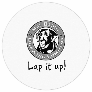 LAP IT UP! MAC DADDY BREWING COMPANY O logo