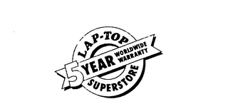 LAP-TOP SUPERSTORE 5 YEAR WORLDWIDE WARRANTY logo