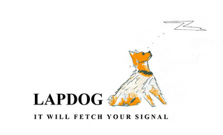 LAPDOG IT WILL FETCH YOUR SIGNAL logo