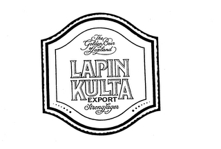 LAPIN KULTA THE GOLDEN BEER OF LAPLAND EXPORT STRONG LAGER logo