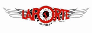 LAPORTE ARCHERY SINCE 1927 logo