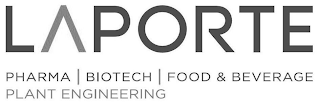 LAPORTE PHARMA BIOTECH FOOD & BEVERAGE PLANT ENGINEERING logo