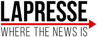 LAPRESSE WHERE THE NEWS IS logo