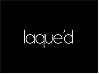 LAQUE'D logo