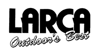 LARCA OUTDOOR'S BEST logo