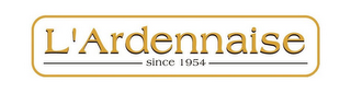 L'ARDENNAISE SINCE 1954 logo