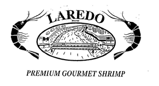 LAREDO BRAND PREMIUM GOURMET SHRIMP logo
