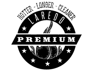 LAREDO PREMIUM HOTTER - LONGER - CLEANER logo