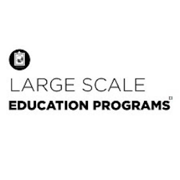 LARGE SCALE EDUCATION PROGRAMS EI logo