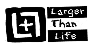 LARGER THAN LIFE logo