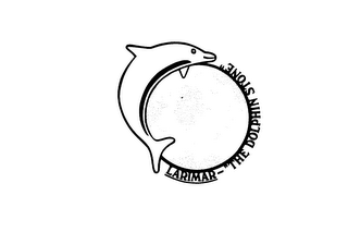 LARIMAR - "THE DOLPHIN STONE" logo