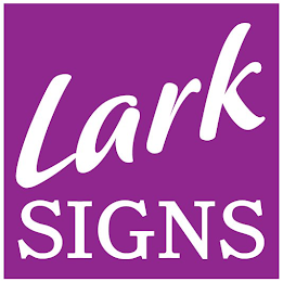 LARK SIGNS logo