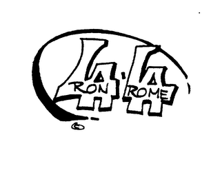 LA/RON LA/ROME logo