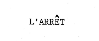 L'ARRET logo