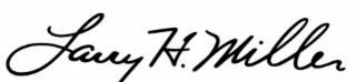LARRY H. MILLER logo