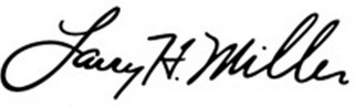 LARRY H. MILLER logo