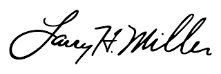 LARRY H. MILLER logo