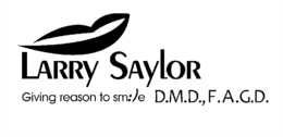 LARRY SAYLOR GIVING REASON TO SM:)E D.M.D., F.A.G.D. logo
