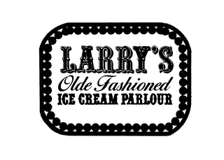 LARRYS OLDE FASHIONED ICE CREAM PARLOUR logo