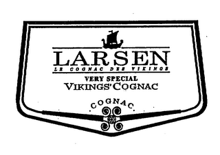LARSEN LE COGNAC DES VIKINGS VERY SPECIAL VIKINGS' COGNAC COGNAC logo