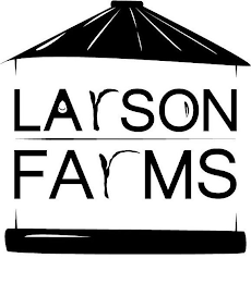 LARSON FARMS logo