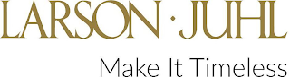 LARSON JUHL MAKE IT TIMELESS logo