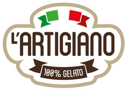 L'ARTIGIANO 100% GELATO logo