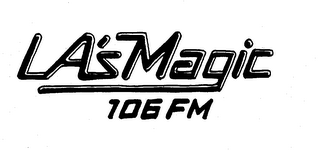 LA'S MAGIC 106 FM logo
